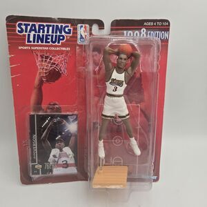 1998 Allen Iverson #3 Philadelphia 76ers Starting Lineup Figure NBA NOS